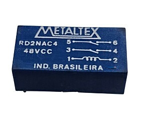 Rele RD2NAC4 48Vcc Metaltex