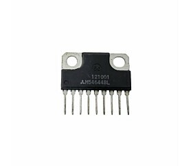 Circuito Integrado M54644BL driver bidirecional para motor DC em encapsulamento SIP-9, indicado para videocassetes, equipamentos de áudio e vídeo, automação e manutenção eletrônica.