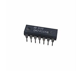 Circuito Integrado SN74S65N National Semiconductor equivalente ao DM74S65N em encapsulamento DIP-14 para aplicações de lógica digital TTL, automação industrial, instrumentação eletrônica e manutenção de placas eletrônicas.