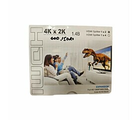 Splitter Hdmi 4K x 2K 1x2 1.4B Full Hd 1080P 1