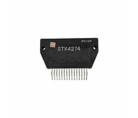 Circuito Integrado STK4274 Sanyo amplificador híbrido de corrente com 2 canais para convergência de projetores CRT e manutenção eletrônica.
