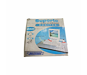 Suporte de Monitor Para Instalar em Mesas MT-Flex Branco Multivisão 1