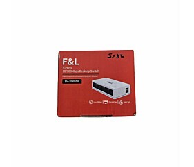 Switch de Rede Rj45 LV-SW05B 5 Portas 10/100Mbps F&L 1
