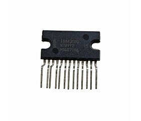 Circuito Integrado TDA8350Q NXP original para deflexão vertical e correção East-West em televisores CRT, encapsulamento SIL de 13 pinos.