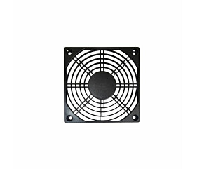 Tela Plástica Para Cooler 12x12 Preta 1