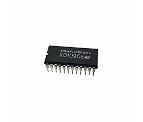 Circuito Integrado X0109CE Sharp original para manutenção e reposição de televisores coloridos CRT e placas eletrônicas compatíveis.