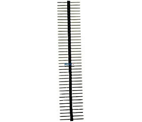 Barra de Pinos 1Via X 40Pinos X 20 2Lados 180º