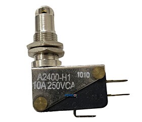 Chave Micro Switch A2400-H1 10A 250V Bucha Rosqueada Com Rolete Transversal Switerm