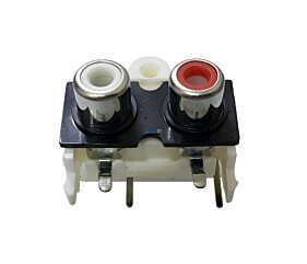 Tomada RCA AV2-8,4-10 Vermelha e Branca