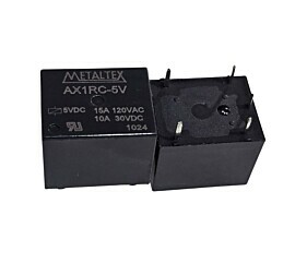 Rele AX1RC-5 5Vcc 15A Metaltex 