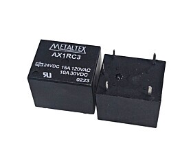 Rele AX1RC3 24VDC 5 Terminais Metaltex