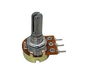 Potenciômetro 500K B WH-148-1 L15mm 3 Terminais