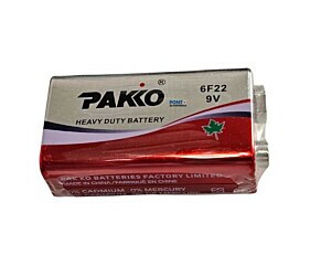 Bateria 9V 6F22 Importada Pakko