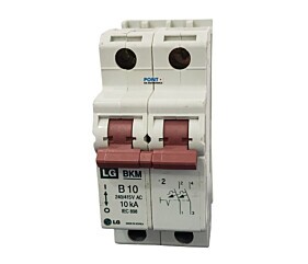 Disjuntor Bipolar 10A BKM B10 240/415Vav 10kA LG