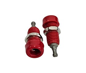 Borne 257 Vermelho Para Pino Banana 4MM