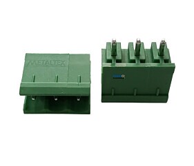 Conector BR8MC1-03 Macho 5,08MM 3Vias 180º 