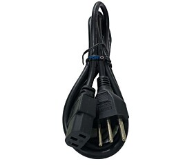 Cabo de Força Micro / Fax Preto 3X0,75MM 500V 180º 10A 1,5M