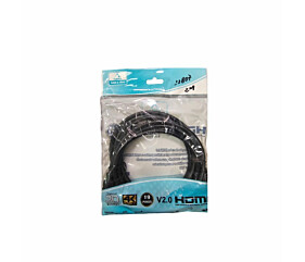 Cabo Hdmi 2.0 4K 19+1P Ultra HD Gold 30AWG 2M