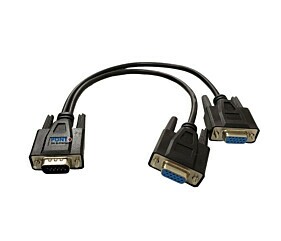 Cabo Y Para Monitor 1 DB15 Macho x 2 DB15 Fêmea