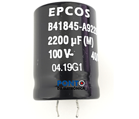 Capacitor Eletrolítico 2200uF x 100V