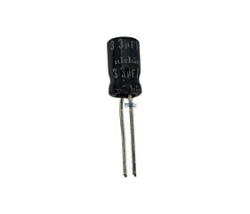 Capacitor Eletrolítico 33uF x 10V RD 85º Nichicon