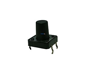 Chave Tactil KFC-A06 12X12X12 4 Terminais 180º Preta