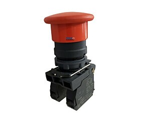 Botão Cogumelo 22MM Sem Trava 1NF D40 Vermelho 31655 XB5AC42 Telemecanique