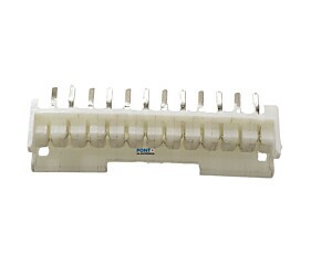 Conector AMP 12Vias Macho Branco 