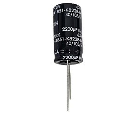 Capacitor Eletrolítico 2200uF x 63V RD 105º 18DX35A B41851-K8228-M Epcos