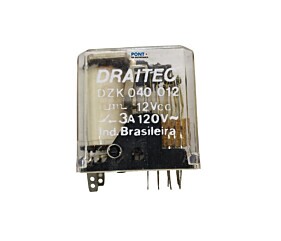 Relé DZK040012 12Vcc 3A 120V Draitec
