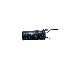 Capacitor Eletrolítico 2,2uF x 50V RD 85º Elna