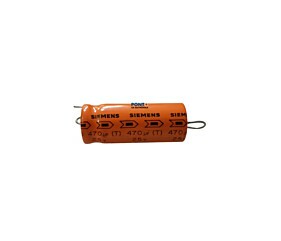 Capacitor Eletrolítico 470uF x 25V Axial 85º 81000 Siemens