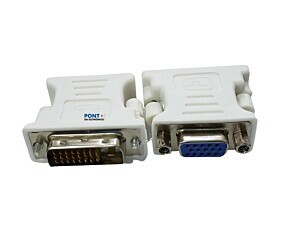 Adaptador Conversor DVI 24+1 Macho Para VGA Femea