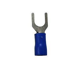 Terminal Forquilha Isolado Azul 2-5S 16-14