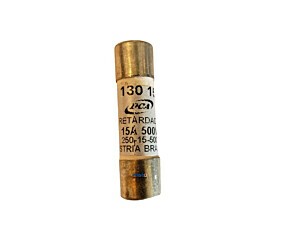 Fusível 15A 500V 120Ka Retardado 10X38 250-15-500 DCA