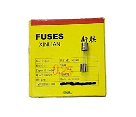 Fusível 0,25A = 250MA 250V Pequeno 5X20 Vidro 