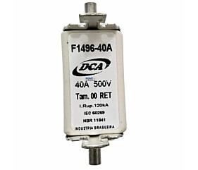 Fusivel 40A 500V 120KA NH00 Retardo DCA