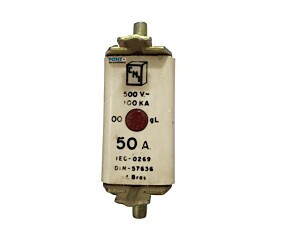 Fusível 50A 500V NH00 10Ka Cmi