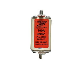 Fusível 100A 690V 200Ka UR NH00 F1445-100A Dca