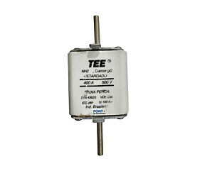 Fusível 400A 500V NH2 100Ka Baixa Perda Retardado gG Tee