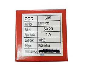 Fusível 4A 250V Pequeno