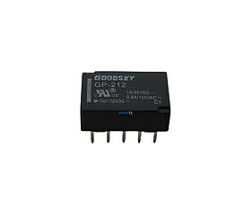 Relé GP-212 12Vdc 1A 30Vdc Goodsky