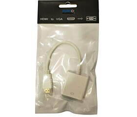 Adaptador HDMI Macho x VGA Fêmea 1080P