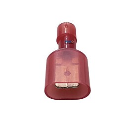 Terminal Macho Isolado 1,5MM 6,3 x 0,8 Vermelho 