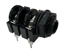 Conector Jack LS-2038 J10 Mono Plástico Circuito Fechado Para Placa 