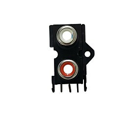 Jack Rca Dupla Vertical Com 1 Furo