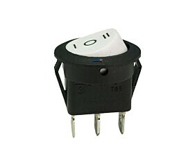 Chave Gangorra KCD1-106A Branca 3 Terminais 6A 250V 10A 125V