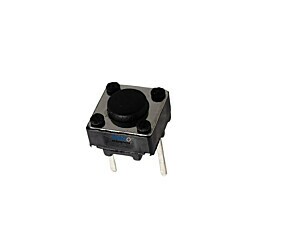 Chave Tactil KFC-A06 6X6X4,3 2Terminais 180º Botão Baixo