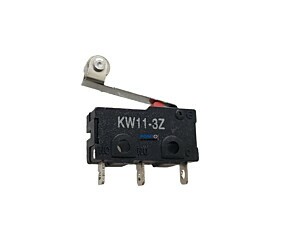 Chave Micro Switch KW11-3Z 5A 125 250V 17MM Com Roldana