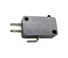 Chave Micro Switch KW11-7-1 16A 250V 3 Terminais Cinza